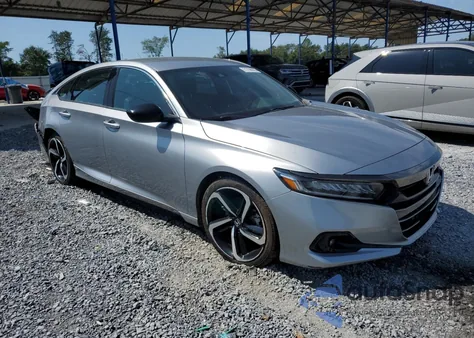 2021 Honda Accord Sport из США, поврежденный, VIN 1HGCV1F30MA016528